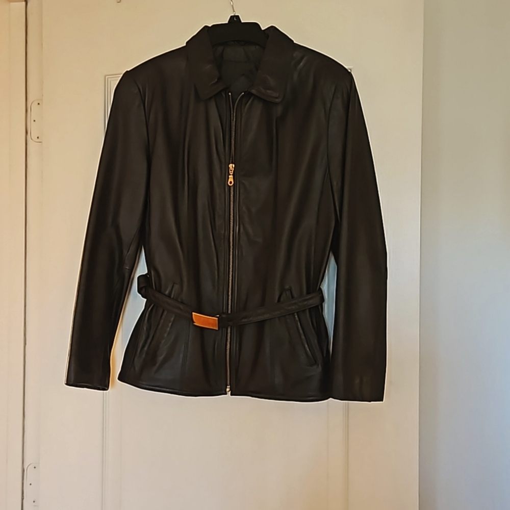Size M, Preston & York, genuine leather, brown